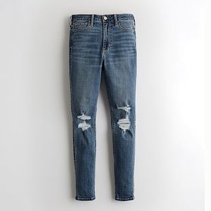Hollister Ultra High-Rise Crop Super Skinny Jeans